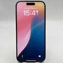 iPhone 15 Pro 128GB Black 98% battery 88% International from SB (No SB sim - 0.5x spots, scratched edges, scratched screen) - HH7283 