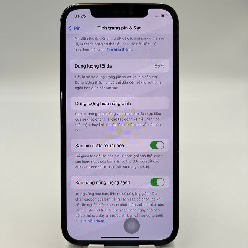 iPhone 12 Pro 128GB Blue 98% battery 90% The device has paid off all network fees and is used like Apple International (LKCH battery) - HH2934 