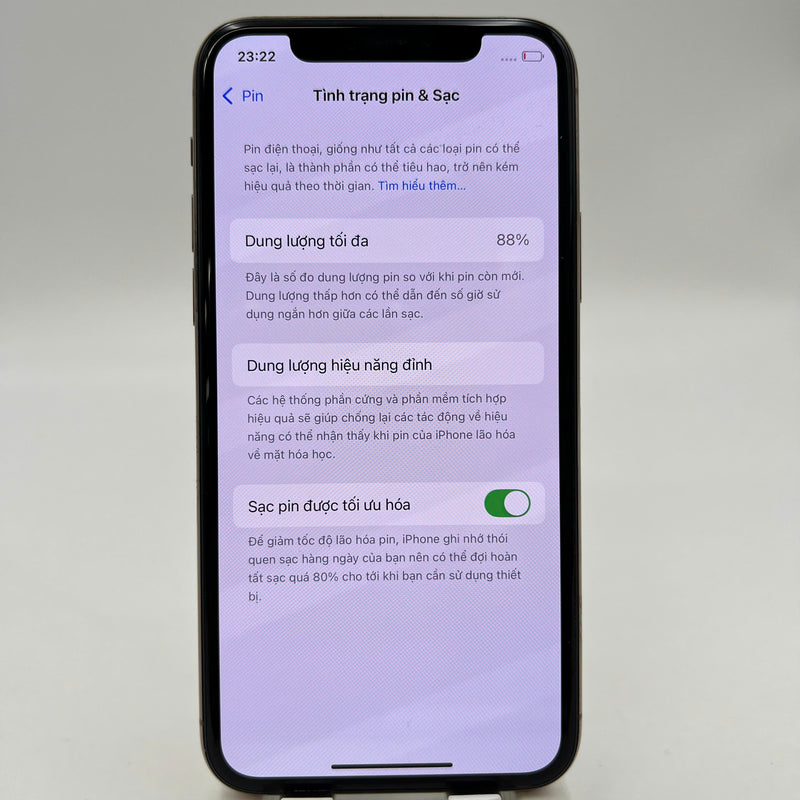 iPhone 11 Pro 64GB White 98% battery 87% The device has paid all network fees and is used like an Apple International (scratched edges and screen) - HH3531 