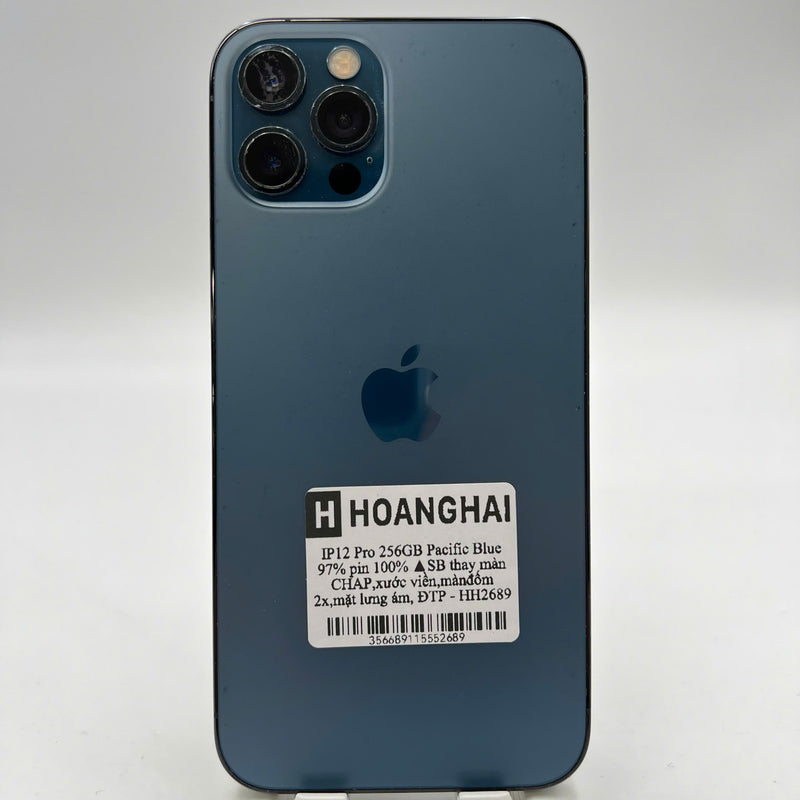 iPhone 12 Pro 128GB Blue 98% battery 90% The device has paid off all network fees and is used like Apple International (LKCH battery) - HH2934 