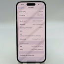 iPhone 14 Pro 128GB Silver 98% battery 85% International from SB (No SB sim - Replaced battery - Light scratches on the edge, 0.5x/3x spots) - HH3747 