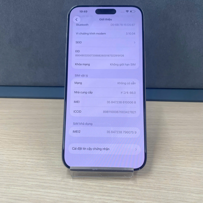 iPhone 15 Pro Max 512GB Natural 98% battery 86% International Apple - HH3638 