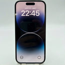 iPhone 14 Pro 128GB Black 98% battery 100% International from AU (No AU sim used - Battery replaced, scratches on edges, 3x spots) - HH1572 