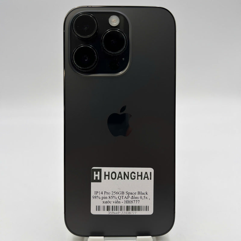 iPhone 14 Pro 128GB Black 98% battery 100% International from AU (No AU sim used - Battery replaced, scratches on edges, 3x spots) - HH1572 