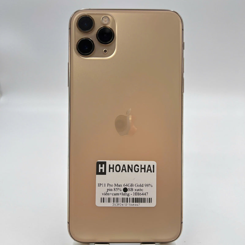 iPhone 11 Pro Max 64GB Gold 98% battery 100% The device has paid off all network fees and is used like Apple International (Replaced battery, 1x spot) - HH6048 