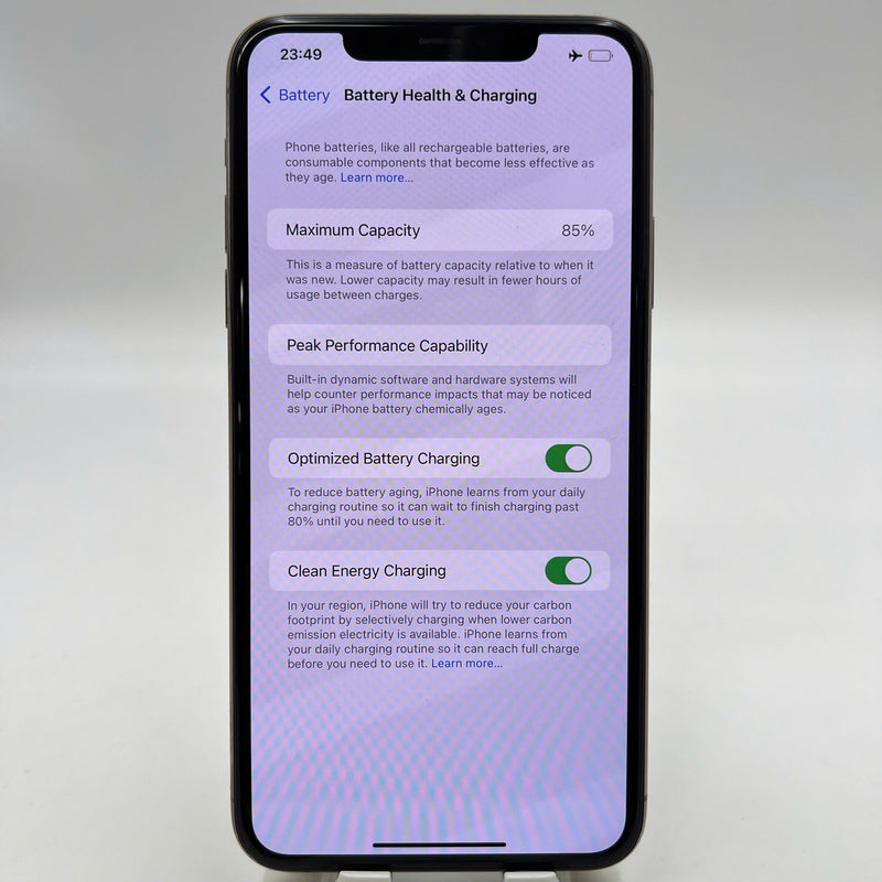 iPhone 11 Pro Max 64GB Gold 98% battery 100% The device has paid off all network fees and is used like Apple International (Replaced battery, 1x spot) - HH6048 