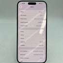 iPhone 15 Pro Max 256GB Black Titanium 98% pin 100% Quốc Tế Apple (mặt lưng ám, đốm 0,5x, đã thay pin) - HH5508