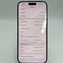 iPhone 15 Pro Max 256GB Black Titanium 98% pin 100% Quốc Tế Apple (mặt lưng ám, đốm 0,5x, đã thay pin) - HH5508