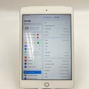 iPad Mini 4 7.9" 128GB Silver Wifi 98% pin 100% Quốc tế Apple (Đã thay pin, màn xước, sứt viền, móp viền)