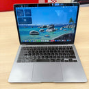 MacBook Air 2020 13.3" Space Gray M1/16GB/256GB 98% pin 100% sạc 77 lần (ố mặt bàn phím, mờ phím, sứt viền, xước dăm viền)