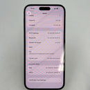 iPhone 14 Pro Max 128GB Deep Purple 98% pin 100% Máy đã trả hết tiền mạng dùng như Quốc tế Apple (Đã thay pin, có xước) - HH0372